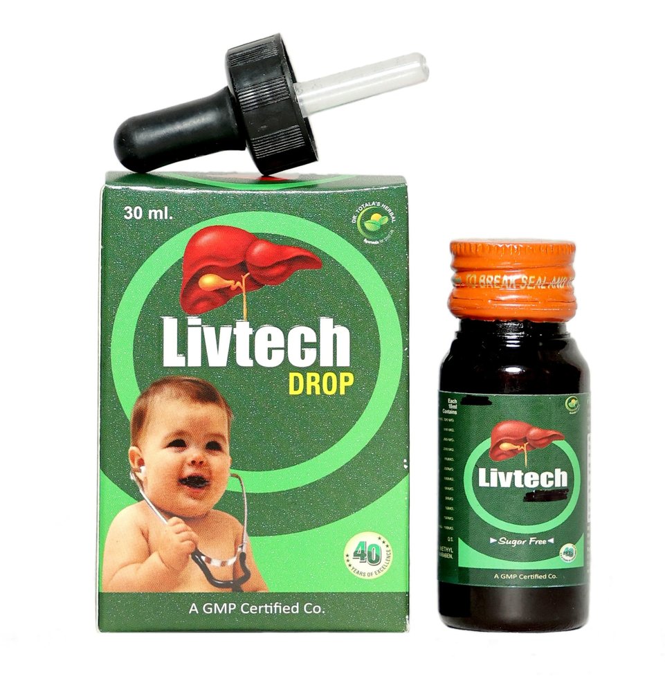 Dr. Totala Livtech Drops 30 ML | Liver Support | Digestive Balance | Metabolism & Energy Maintenance | General Wellness | Daily Vitality | Herbal Home Care | Easy to Use