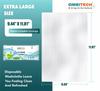AmbiTech Soft Body Cleansing Wet Bed Bath Wipes for Adults | Body Sponging | Extra Large, 10 Wipes/Pack (Pack of 6), 60 Wipes, White, view 2
