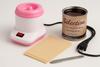 Chocolate Wax Hair Removal Kit with Wax Warmer, Strips, Spatula view 3