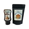 Gusto Foods Pancake Combo - Pancake Syrup (375g) & Millet Pancake Mix (100g) | Canadian Grade A Maple Syrup | for Pancakes, Waffles, Yoghurt and Desserts | No Additives view 1