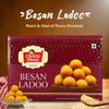 Chokhi Dhani Besan Ladoo (400g) | Traditional Indian Sweet Laddu | Handmade Gram Flour & Ghee Dessert | Ready-to-Eat Festive Delicacy view 4