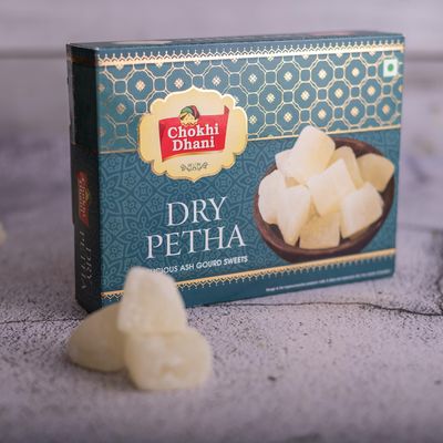 Chokhi Dhani Dry Petha (400g) | Delicious Ash Gourd Sweets | Traditional Agra Ka Petha | Soft, Chewy, and Crystalized Indian Mithai