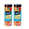 Jelly Beans - 100% Vegetarian Multicolored, Mixed Fruit Flavours Jelly Beans for Snacking & Parties (280 gm x Pack of 2 jars) view 1