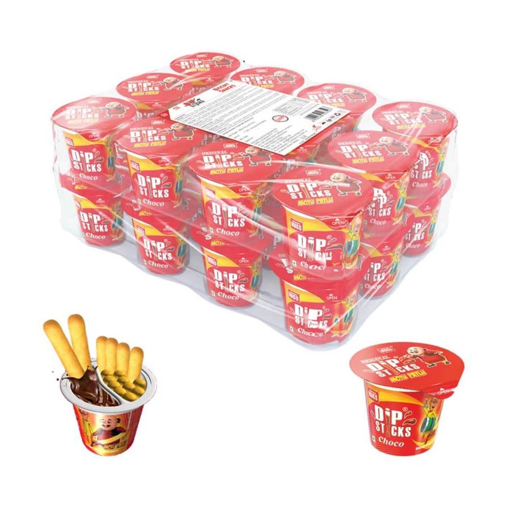 Hugs Dip Sticks  Chocolate Dip with Crunchy Biscuit Sticks | Choco Snacks for Kids & Adults | Fun Chocolate Biscuit Pack for Parties, Birthdays, Gifting & Everyday Treats (24 pcs Tray)