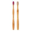 Oblivion Bamboo ToothBrush 2 Pcs  Natural Bamboo Toothbrush with Medium Bristles, Biodegradable, Durable & Sustainable Wooden Toothbrush for Oral Care, Zero Waste, Plastic-Free Dental Hygiene view 1