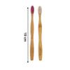 Oblivion Bamboo ToothBrush 2 Pcs  Natural Bamboo Toothbrush with Medium Bristles, Biodegradable, Durable & Sustainable Wooden Toothbrush for Oral Care, Zero Waste, Plastic-Free Dental Hygiene view 3