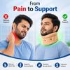 Dr Helix Cervical Soft Collar for Neck Pain Relief & Support (L) | Orthopedic Neck Brace for Cervical Spondylosis & Posture Correction | Adjustable, Breathable Foam Support - (Pack of 1) view 2