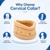 Dr Helix Cervical Soft Collar for Neck Pain Relief & Support (L) | Orthopedic Neck Brace for Cervical Spondylosis & Posture Correction | Adjustable, Breathable Foam Support - (Pack of 1) view 4
