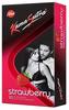30 Pcs flavoured dotted condom for men strawberry+mango+banana 3 excite flavour series with Dotted Texture (Pack of 3x10 Pcs) view 1