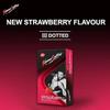 30 Pcs flavoured dotted condom for men strawberry+mango+banana 3 excite flavour series with Dotted Texture (Pack of 3x10 Pcs) view 4