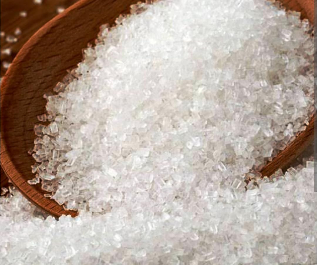 Aadi16's Traditional White Sugar Crystals, Premium Regular Sugar, Loose Pack in Jute Bag, Pack of 5kg.