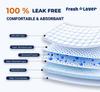FreshLayer Bed Pads Disposable Adult, Heavy Duty Chux Pads, 60X90 CM, 50 Count, Chucks Underpads Extra Large, Disposable Bed Pads for Incontinence, Pee Pads (L - ( 60 X90)) view 2