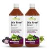Ayumcure Dia Free Juice | Ayurvedic Juice for Blood Sugar Control | With Karela, Jamun, Amla, Giloy, Tulsi & More | Natural Antioxidants | Sugar-Free | Safe for Diabetics | For Men & Women | 1L ( Pack of 2 ) view 1