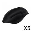 HEAVENGLOW Mens Underwear Bulge Enhancer Sponge Pad | Comfort Cushion for Trunks, Shorts & Briefs | Invisible Padded Enhancing Cup | Polyester Material for Swimwear | 5 Pack Black view 2