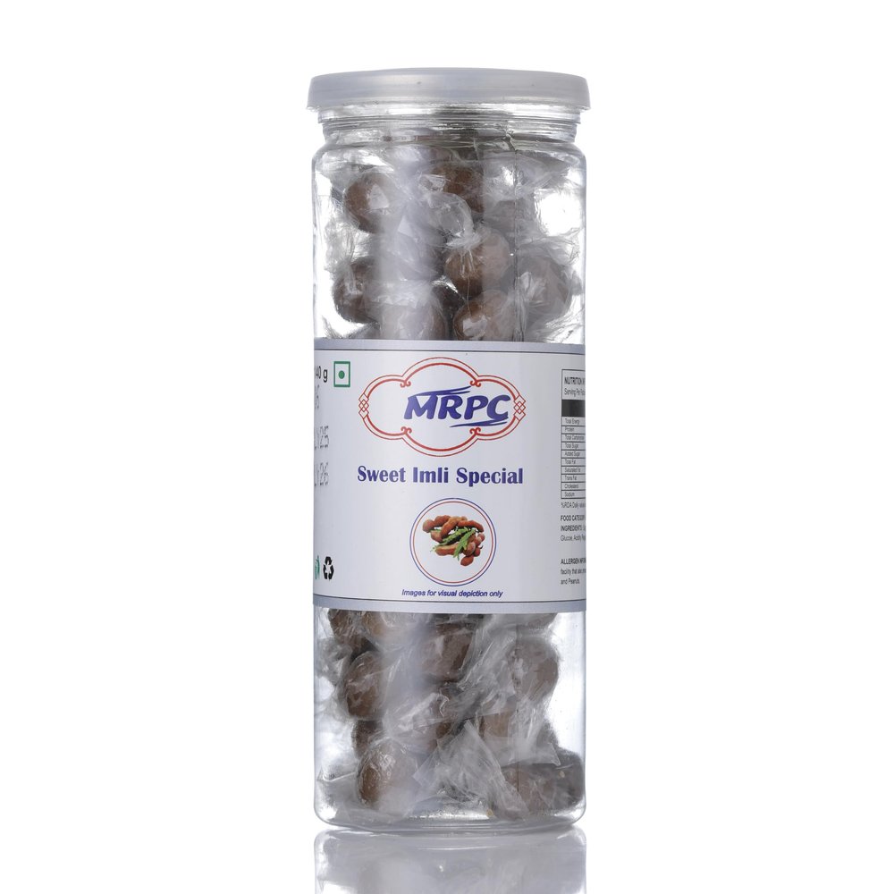 MRPC Sweet Imli Candy (Can Of 140g) Meethi Imli Goli | Sweet Dry Tamarind Goli