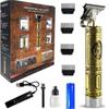 CASAMORA Beard Trimmer For Men, Professional Hair Clipper, Adjustable Blade Clipper and Shaver, Close Cut Precise Hair Machine, Body Trimmer (Metal Body), Gold Pack Of 1 view 1