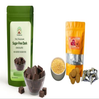 OotyMade.com Sugar-Free Homemade Dark Chocolate  400 G & Healthy & Tasty Snack -400 gm Combo of 2