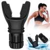 Ecozix Lung Breathing Trainer Exercise Device-Compact Pure Silicone Lung Exerciser Device, Respiratory Muscle Trainer, Lung Expander, Breathing Enhancer, Ideal & Adjustable For All, Easy To Clean(1 PCS) view 1