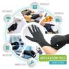 Jamboree!!! Black Nitrile Disposable Gloves  Powder-Free, Latex-Free, Heavy-Duty, Non-Slip Grip  Multi-Purpose Gloves for Food, Cleaning, Automotive, Painting, Medical  5 Pair view 2