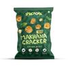 SNACKORA Makhana Cracker 20g | Light & Crispy Snack | Rich in Fibre | Gluten-Free | No Trans Fat | Bold Flavours | Healthy Foxnuts Snack for All Ages, No Plam Oil (Pack of 15, Mint) view 3