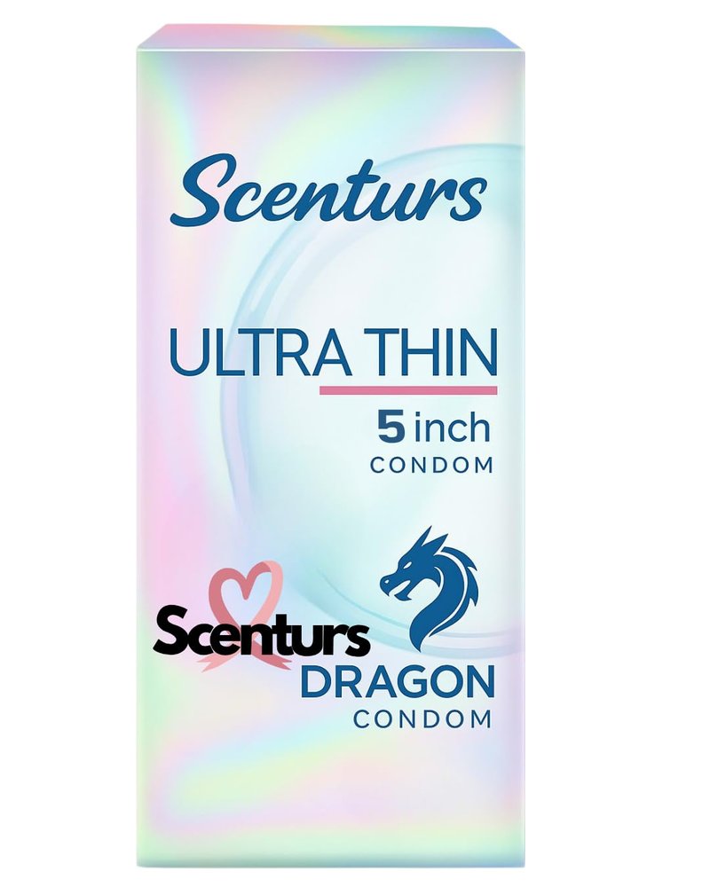 BARF & BELCH Dragon Condom 5-Inch Regal Design, Smooth Texture, and Elevated Experience by BARF & BELCH