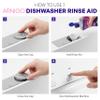 Arnigo Dishwasher Rinse Aid Liquid (2 units X 425ML) - Shine and Dry | Suitable for All Brands Dishwasher Machines view 3