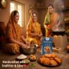 MITHILA FOODS 350g Bihari Coconut Thekua with Desi Ghee, Jaggery & Sesame Seeds | Traditional Chhath Puja Prasad, Crispy Cookies with Wheat & Nariyal | Healthy Wholesome Snack - No Preservatives view 4