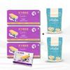 Kyomi Quattro Wafer Combo  Blueberry Yogurt Crme Wafers (3 Boxes, 210g Each = 630g, No Maida, No Artificial Flavours) & Velvetine White Choco Coated Crunchy Wafers 160g | Crispy, Creamy Snacks for Kids & Adults | Chocolate Gift Pack, Total 780g (B- view 1