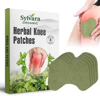 Herbal Knee Pain Relief Patches | Natural Wormwood Knee Patch for Arthritis, Joint Pain & Inflammation | Instant Relief Pain Patch for Knees |Fast-Acting Pain Relief Stickers (20 Pcs)