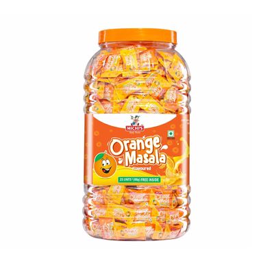Michi's Candy - Big jar 625 Pieces (Orange Masala)