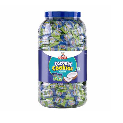 Michi's Candy - Big jar 625 Pieces (Coconut Cookies)