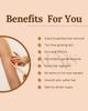 Beaunis Sandalwood Wax Powder for Hair Removal for Women and Men | Hair Removal Powder with Aloevera | Painless Herbal Wax Powder, All Skin Types Hands, Legs, Underarms, Bikini & Intimate Area - 100 gm (100gm, Sandalwood) view 2