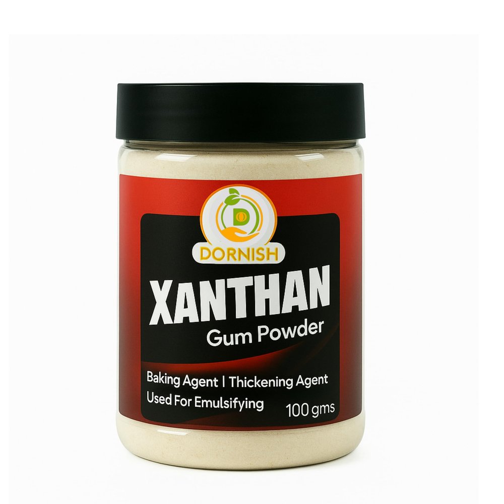 Dornish Xanthan Gum Powder 100g  Gluten-Free Thickening Agent & Emulsifier for Baking, Bread Dough, Sauces, Soups, Gravies, Smoothies, Desserts, Keto Diet, Vegan Cooking & Gluten-Free Recipe Support
