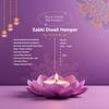 SnaXup Luxury Diwali Gift Box, Purple, Premium Chocolate Hamper with Decorative Diyas, Dry Fruits, Traditional Potli Bags, Festival Collection - Sabki Diwali Hamper view 4