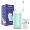 ORACURA OC180 Compact Plus Water Flosser | Portable & Handy Oral Irrigator | 4 Modes & 8 Adjustable Water Pressure Settings | 365 Days Warranty | Travel-Friendly (Green) view 1