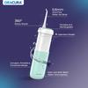 ORACURA OC180 Compact Plus Water Flosser | Portable & Handy Oral Irrigator | 4 Modes & 8 Adjustable Water Pressure Settings | 365 Days Warranty | Travel-Friendly (Green) view 2