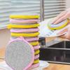 2-in-1 Double Side Dishwashing Sponge Scrubber Multi-Purpose Kitchen & Bathroom Cleaning Pad Durable Dishwashing Sponge for Pots, Pans, Dishes, and Household Use (Pack of 10) view 1