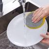 2-in-1 Double Side Dishwashing Sponge Scrubber Multi-Purpose Kitchen & Bathroom Cleaning Pad Durable Dishwashing Sponge for Pots, Pans, Dishes, and Household Use (Pack of 10) view 2