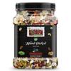 1 Kg Mixed Nuts | 14+ Varities Mixed Nuts Seeds & Berries | International MixNut | Almonds | Walnut | Cashew | Pumpkin | Green Raisin| Black Raisin|Sunflower | Apricot | Flax | Zahidi Dates | Dry Khajoor| Dried 10 In 1 Berries Like Pomelo , kiwi , pa view 1