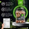 1 Kg Mixed Nuts | 14+ Varities Mixed Nuts Seeds & Berries | International MixNut | Almonds | Walnut | Cashew | Pumpkin | Green Raisin| Black Raisin|Sunflower | Apricot | Flax | Zahidi Dates | Dry Khajoor| Dried 10 In 1 Berries Like Pomelo , kiwi , pa view 2