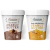 Amorous Dark Chocolate and Mango Chia Seeds Peanut Butter Combo Pack | 500g Each | Gluten Free High Protein Healthy Natural Peanut Butter Spread view 1