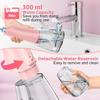 H2ofloss Water Flosser Portable Dental Oral Irrigator with 5 Modes, 6 Replaceable Jet Tips, Rechargeable Waterproof Teeth Cleaner for Home and Travel -300ml Detachable Reservoir (Light Pink) view 3