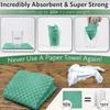 Florisca Kitchen Cleaning Sponge Sheets  Durable, Lint-Free, Reusable & Washable Dish Washing Sponges for Window, Floor, and More, Multipurpose Cleaning Wipes Set of 3 view 3