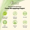 Sealora 1 Kg Food Wrapping Paper Roll for Roti, Paratha, Sandwich & Burger | 100% Organic Wood Pulp, Biodegradable, Oil & Grease Resistant, Non Stick, Microwave & Oven Safe with Metal Cutter view 4