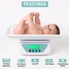 HealthIQ Digital Baby Weighing Scale for Newborns, Infant & Toddler Tray, Measures Up to 30kg, LCD Display, Accurate & Lightweight Baby Weight Machine TS-500 (White) view 4