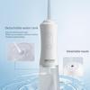 DENTIDEN Pro C90 Plus Cordless Water Flosser, 360 Rotating Tips, 3 Modes, 4 Nozzles, White view 4