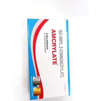 Amcrylate Bio Adhesive Medical Grade Liquid Skin Closure for Minor Cuts & Wounds | Skin-Safe Wound Sealant for External Use