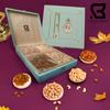 Banke Bihari Enterprises Premium Dry Fruit Gift Hamper | 200g Each of Cashews, Almonds, Raisins & Pistachios | Designer Gift Box with Safety Packaging |800g view 3