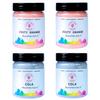 Cotton Candy Zesty Orange & Cola Flavour - 20g Each (Pack Of 4) | Light | Vegan | Perfect for Parties | Birthday Parties/Weddings/Festivals/Baby Showers/Corporate Events | 100% Safe | No Added Preservatives view 1