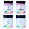 Cotton Candy Strawberry & Litchi Flavour Combo - 20g Each (Pack Of 4) | Light | Vegan | Perfect for Parties | Birthday Parties/Weddings/Festivals/Baby Showers/Corporate Events | 100% Safe | No Added Preservatives view 1